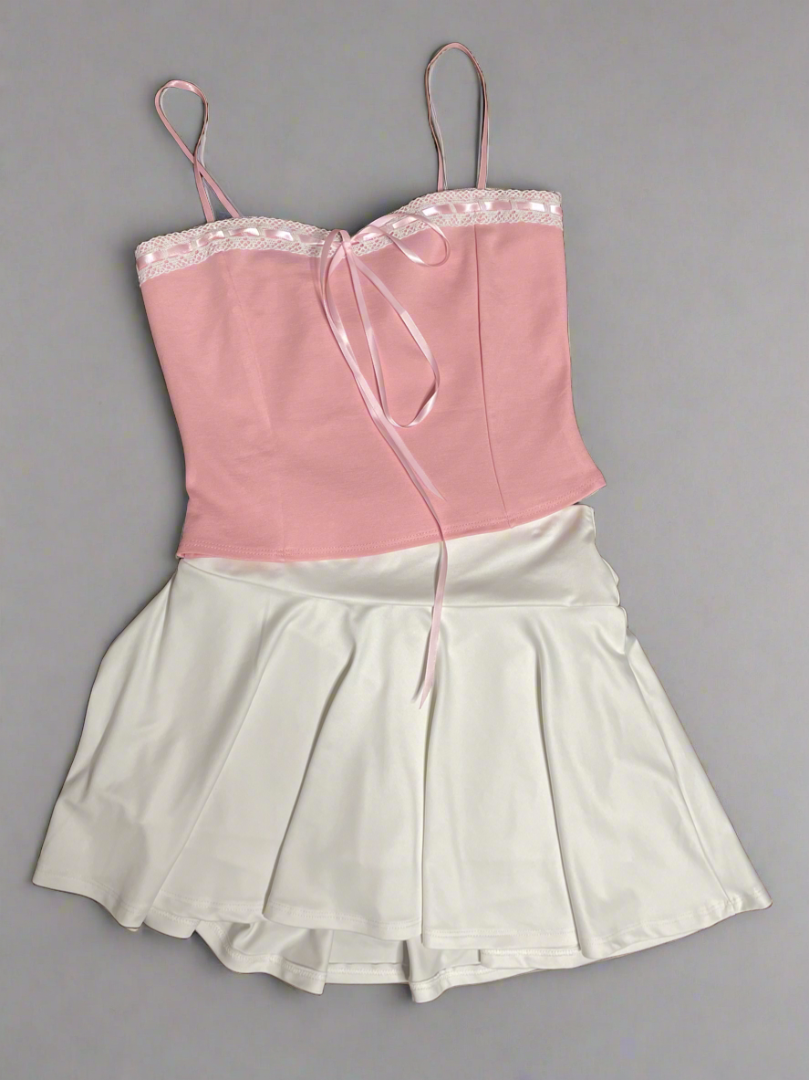 Pink Coquette Top