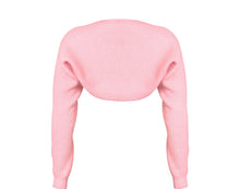 Load image into Gallery viewer, Be mine knitt bolero (pink)
