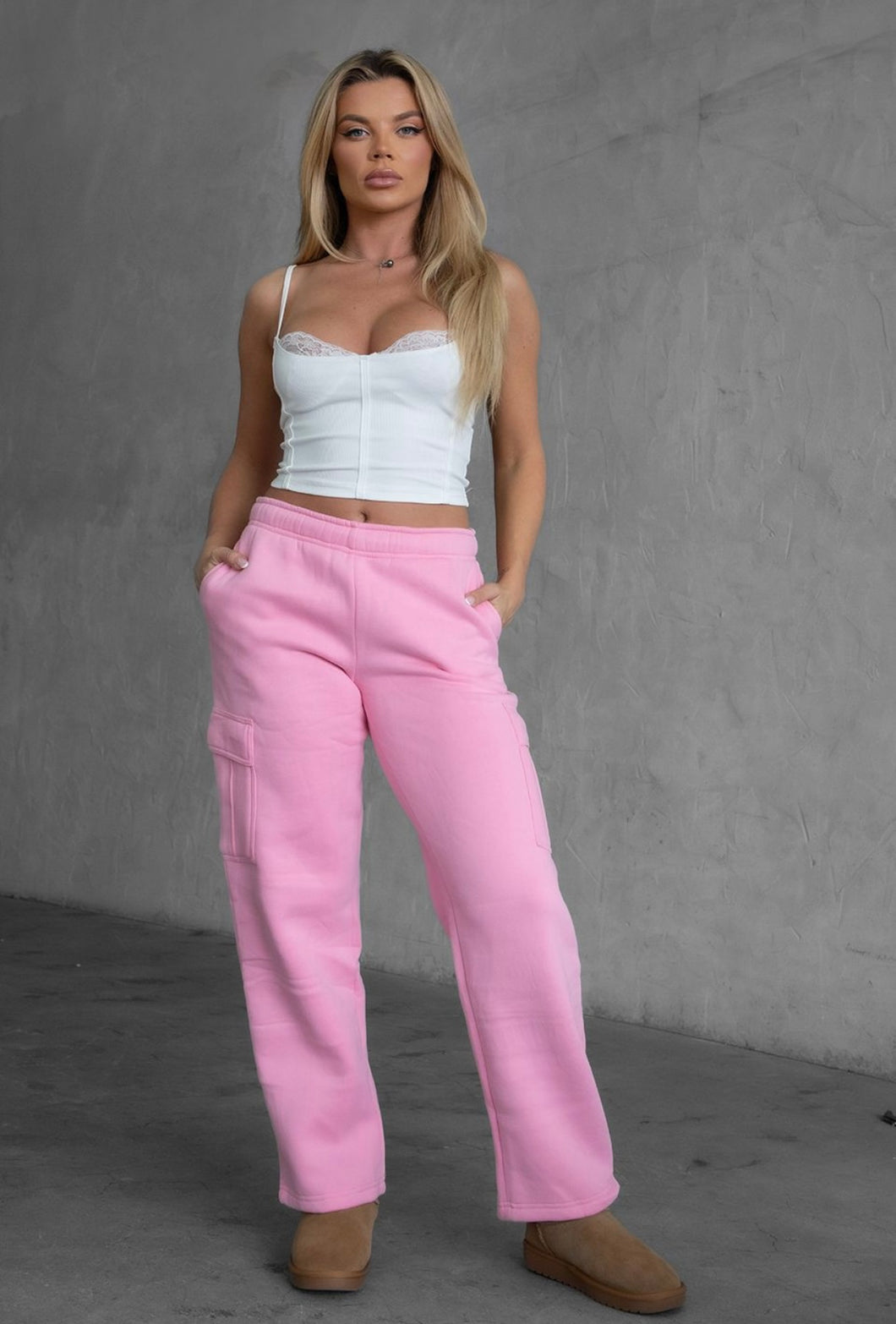 Cargo Pants (Pink)