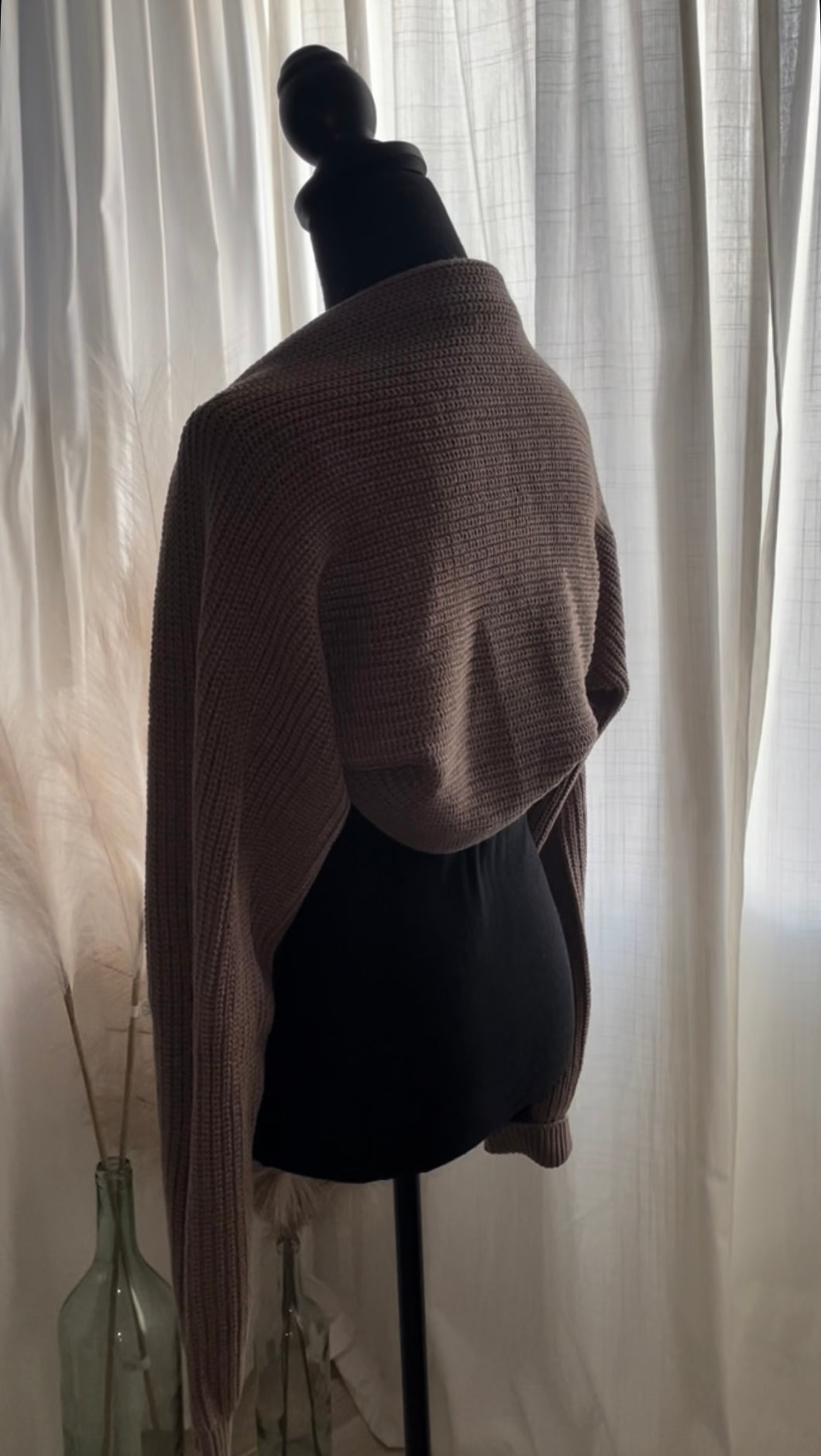 Knitt Bolero - Brwn