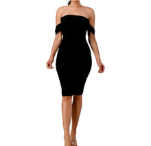 Load image into Gallery viewer, Mesh Off Shoulder Dress
