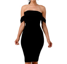 Load image into Gallery viewer, Mesh Off Shoulder Dress
